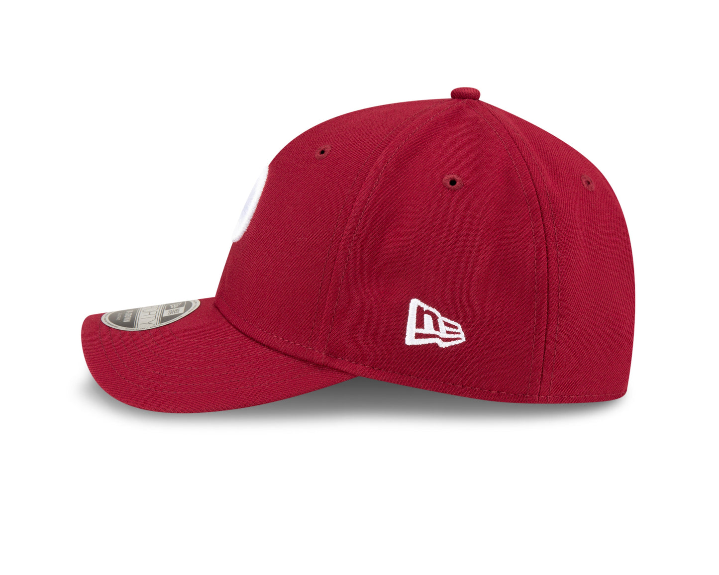 Philadelphia Phillies Crimson Alternate New Era Player Replica M-Crown 9FORTY Adjustable Hat Official Team Hat Sports Fan Cap