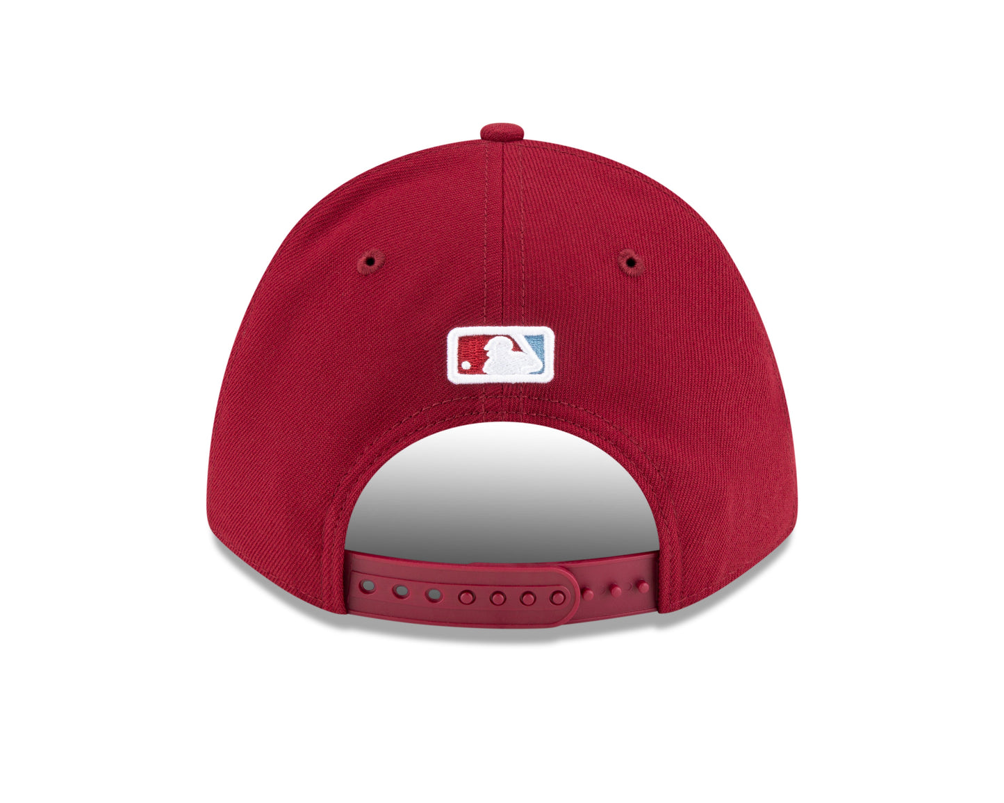 Philadelphia Phillies Crimson Alternate New Era Player Replica M-Crown 9FORTY Adjustable Hat Official Team Hat Sports Fan Cap