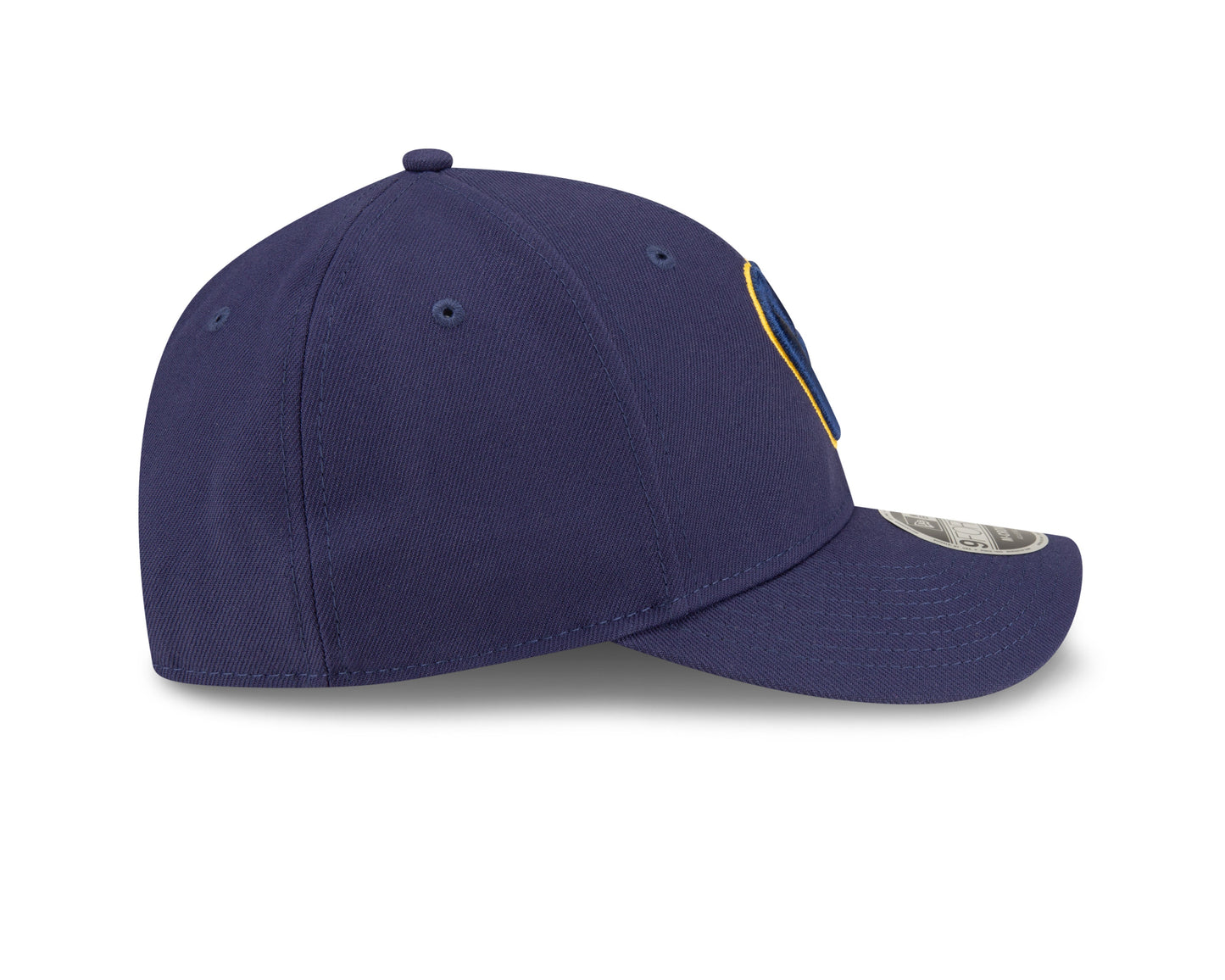Milwaukee Brewers Navy Blue New Era Player Replica M-Crown 9FORTY Adjustable Hat Official Team Hat Sports Fan Cap