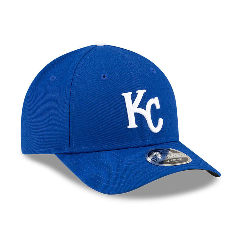 Kansas City Royals Blue New Era Player Replica M-Crown 9FORTY Adjustable Hat Official Team Hat Sports Fan Cap