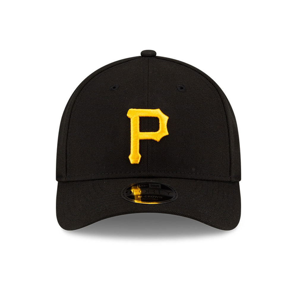 Pittsburgh Pirates Black New Era Player Replica M-Crown 9FORTY Adjustable Hat Official Team Hat Sports Fan Cap