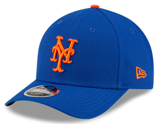 New York Mets Royal Blue New Era Player Replica M-Crown 9FORTY Adjustable Hat Official Team Hat Sports Fan Cap