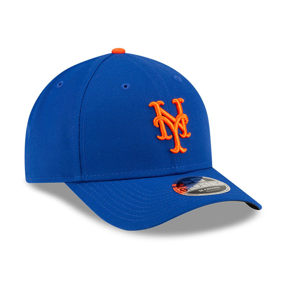 New York Mets Royal Blue New Era Player Replica M-Crown 9FORTY Adjustable Hat Official Team Hat Sports Fan Cap