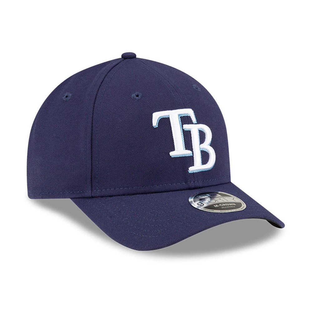 Tampa Bay Rays Navy New Era Player Replica M-Crown 9FORTY Adjustable Hat Official Team Hat Sports Fan Cap