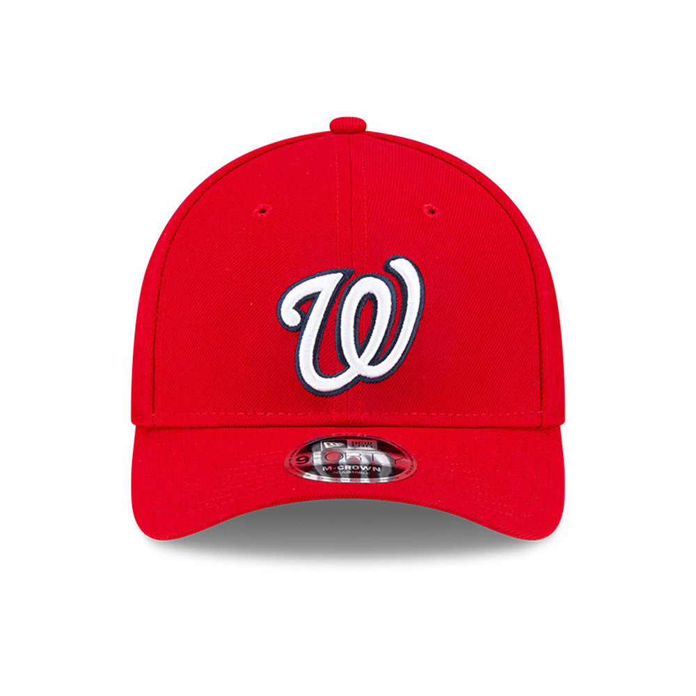 Washington Nationals Red New Era Player Replica M-Crown 9FORTY Adjustable Hat Official Team Hat Sports Fan Cap