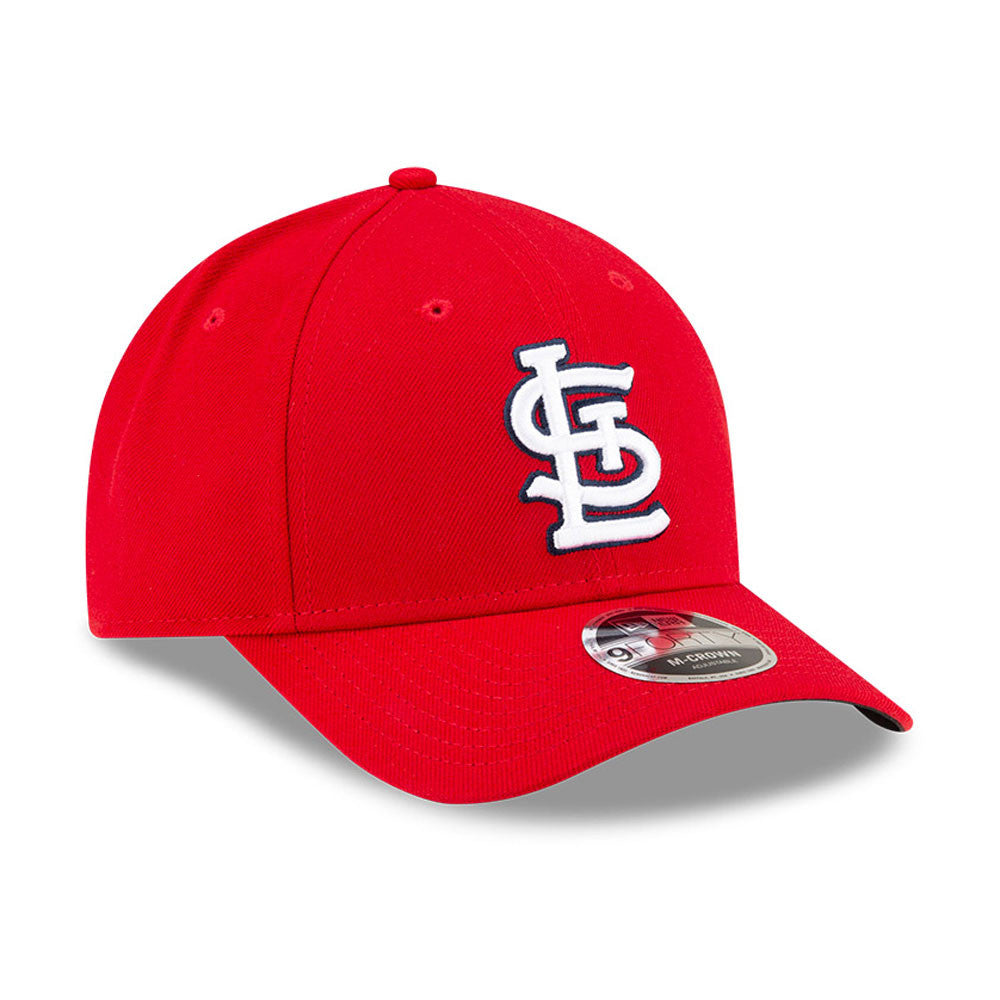 St. Louis Cardinals Red New Era Player Replica M-Crown 9FORTY Adjustable Hat Official Team Hat Sports Fan Cap