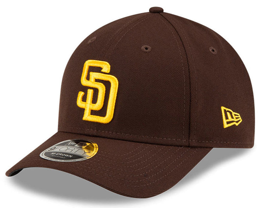 San Diego Padres Brown New Era Player Replica M-Crown 9FORTY Adjustable Hat Official Team Hat Sports Fan Cap