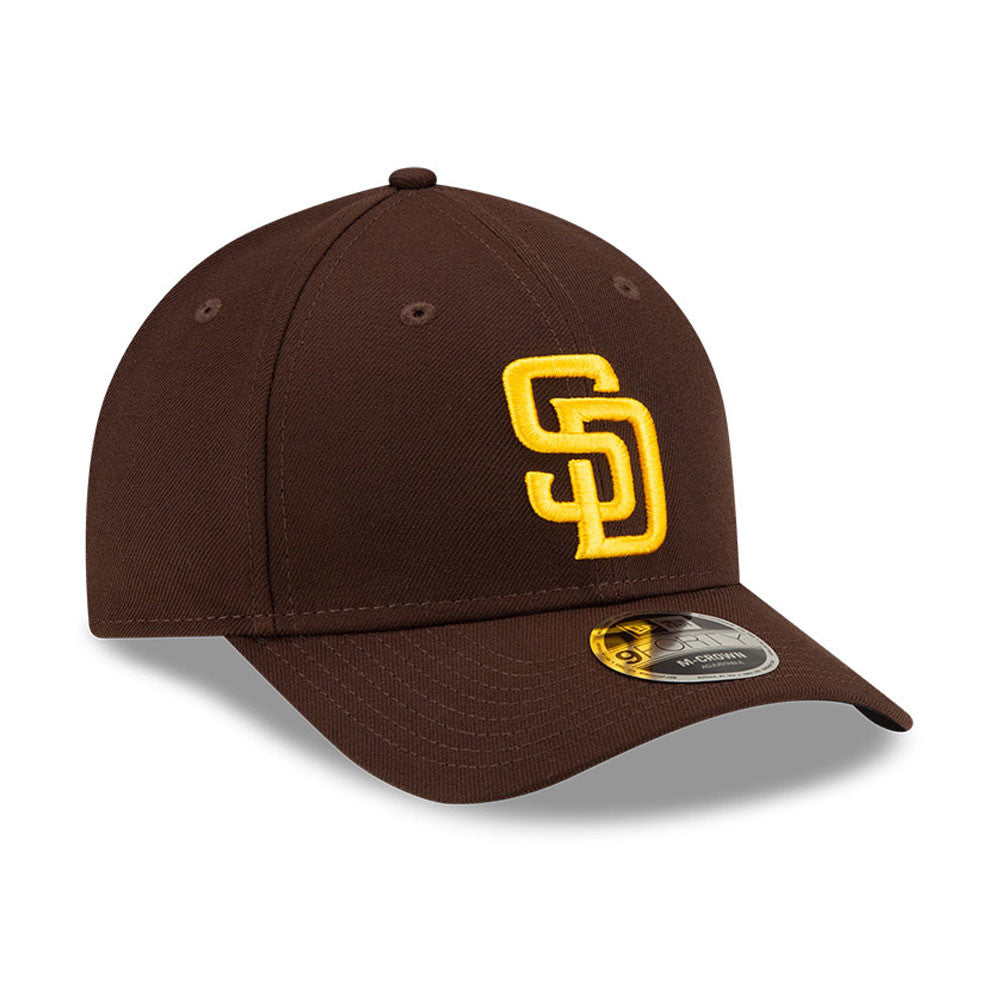San Diego Padres Brown New Era Player Replica M-Crown 9FORTY Adjustable Hat Official Team Hat Sports Fan Cap
