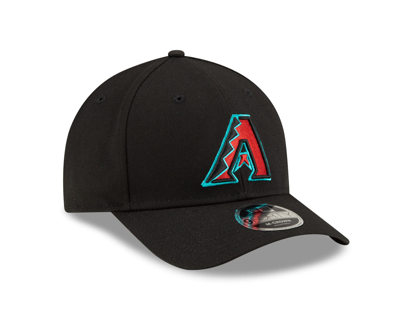 Arizona Diamondbacks Black Alternate New Era Player Replica M-Crown 9FORTY Adjustable Hat Official Team Hat Sports Fan Cap