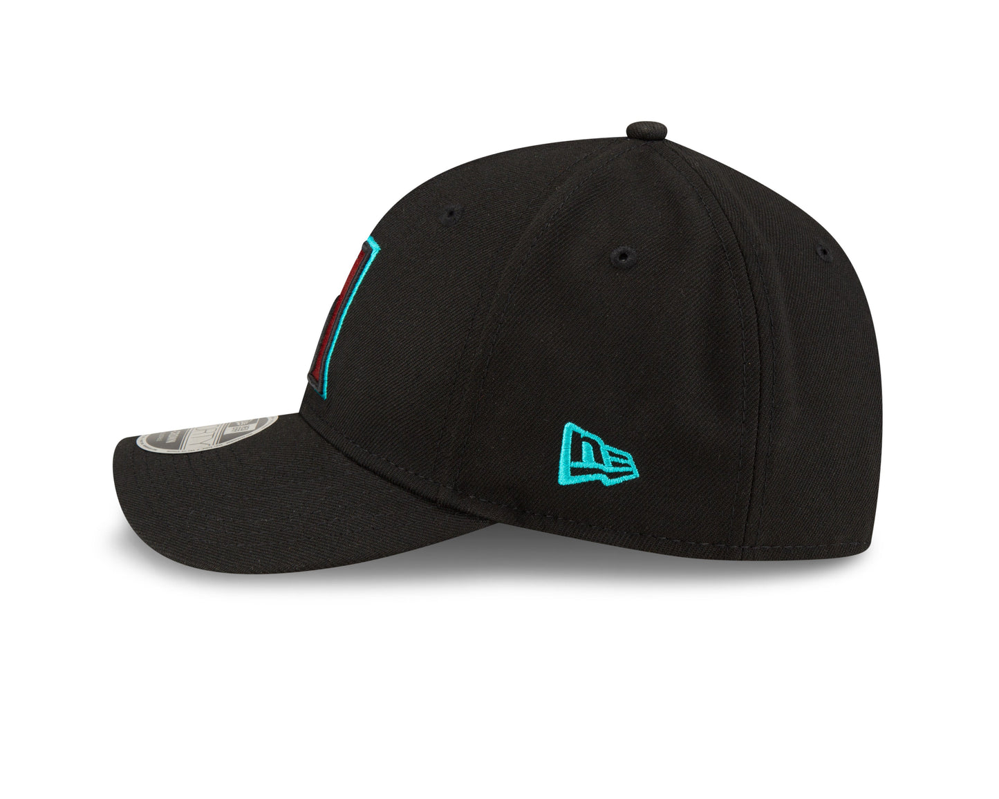 Arizona Diamondbacks Black Alternate New Era Player Replica M-Crown 9FORTY Adjustable Hat Official Team Hat Sports Fan Cap