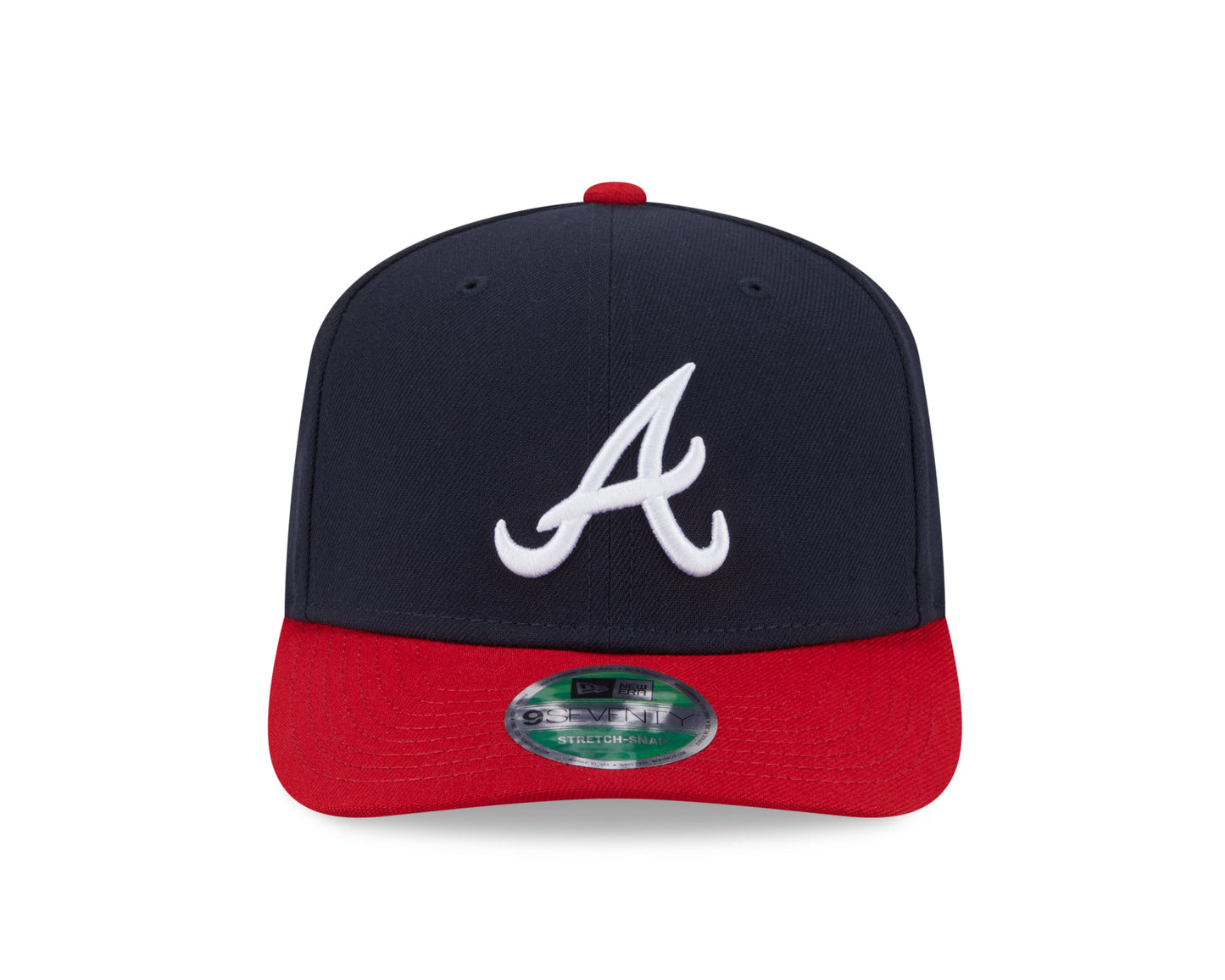 Atlanta Braves New Era Player Replica 9SEVENTY Stretch Snap Adjustable Hat Official Team Hat Sports Fan Cap