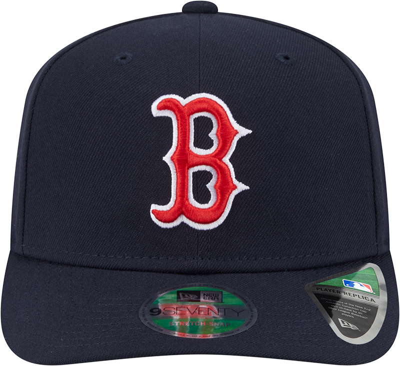 Boston Red Sox Navy New Era Player Replica 9SEVENTY Stretch Snap Adjustable Hat Official Team Hat Sports Fan Cap