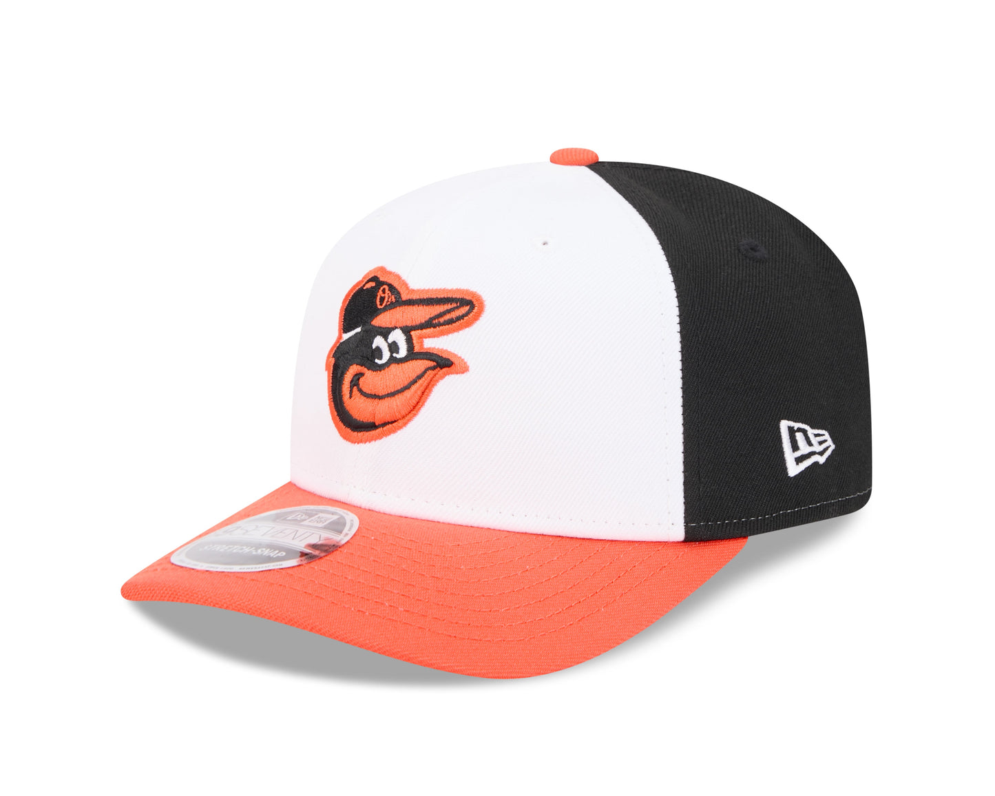 Baltimore Orioles Home New Era Player Replica 9SEVENTY Stretch Snap Adjustable Hat Official Team Hat Sports Fan Cap