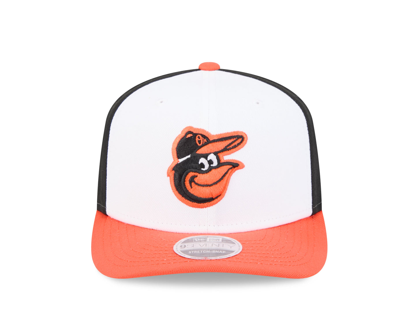 Baltimore Orioles Home New Era Player Replica 9SEVENTY Stretch Snap Adjustable Hat Official Team Hat Sports Fan Cap