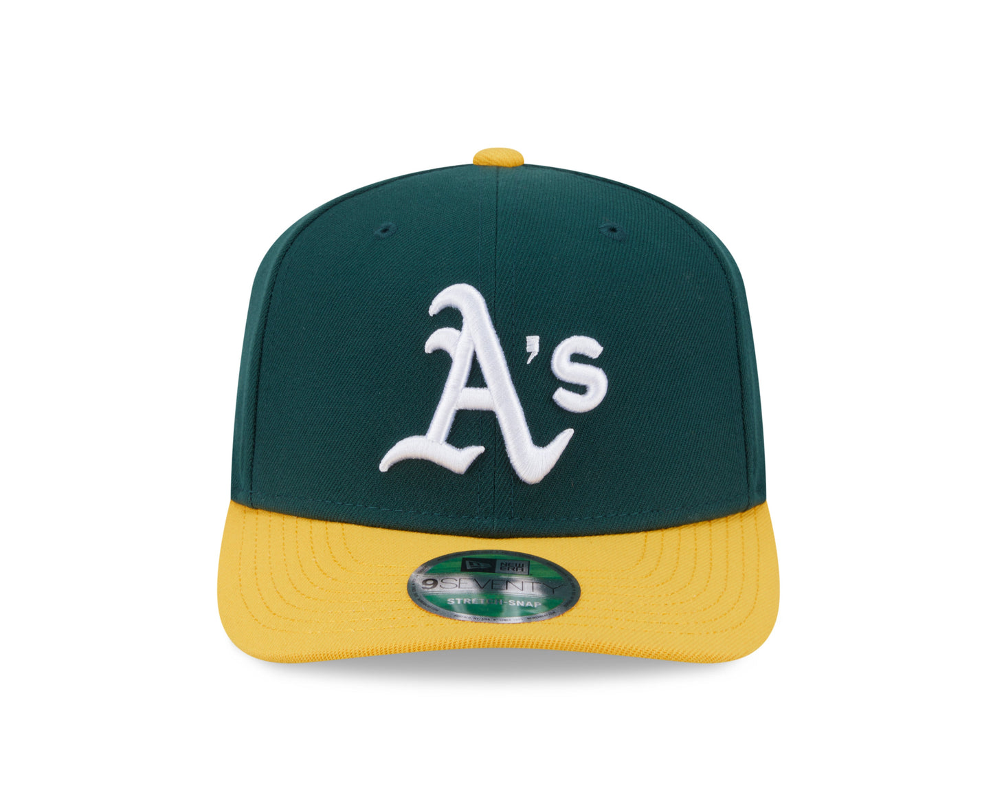 Athletics Green New Era Player Replica 9SEVENTY Stretch Snap Adjustable Hat Official Team Hat Sports Fan Cap