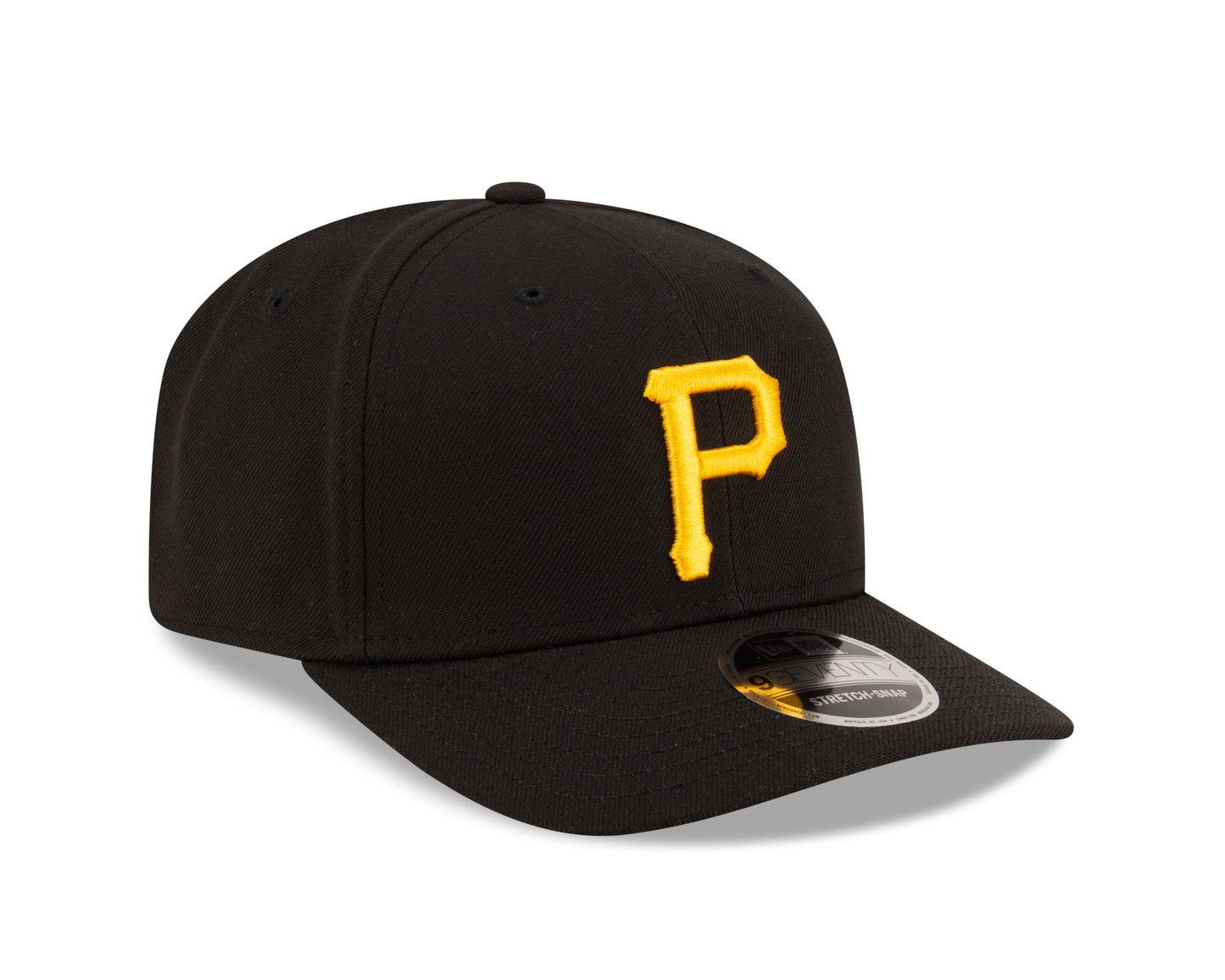 Pittsburgh Pirates Black New Era Player Replica 9SEVENTY Stretch Snap Adjustable Hat Official Team Hat Sports Fan Cap