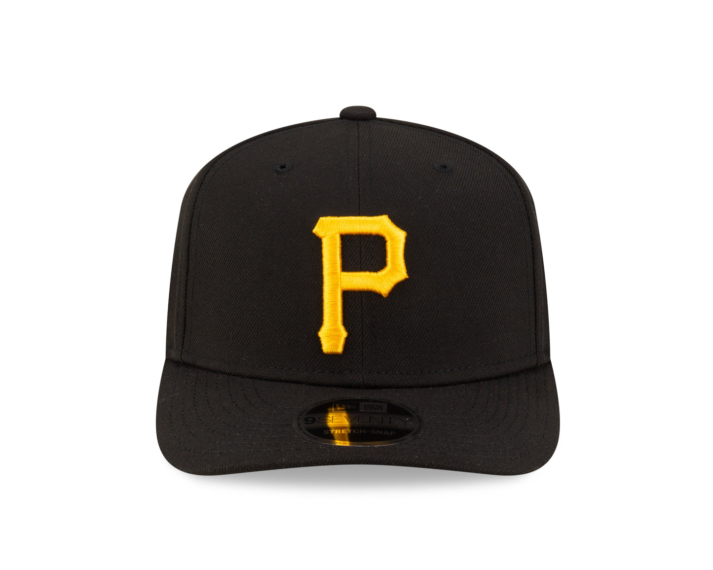 Pittsburgh Pirates Black New Era Player Replica 9SEVENTY Stretch Snap Adjustable Hat Official Team Hat Sports Fan Cap