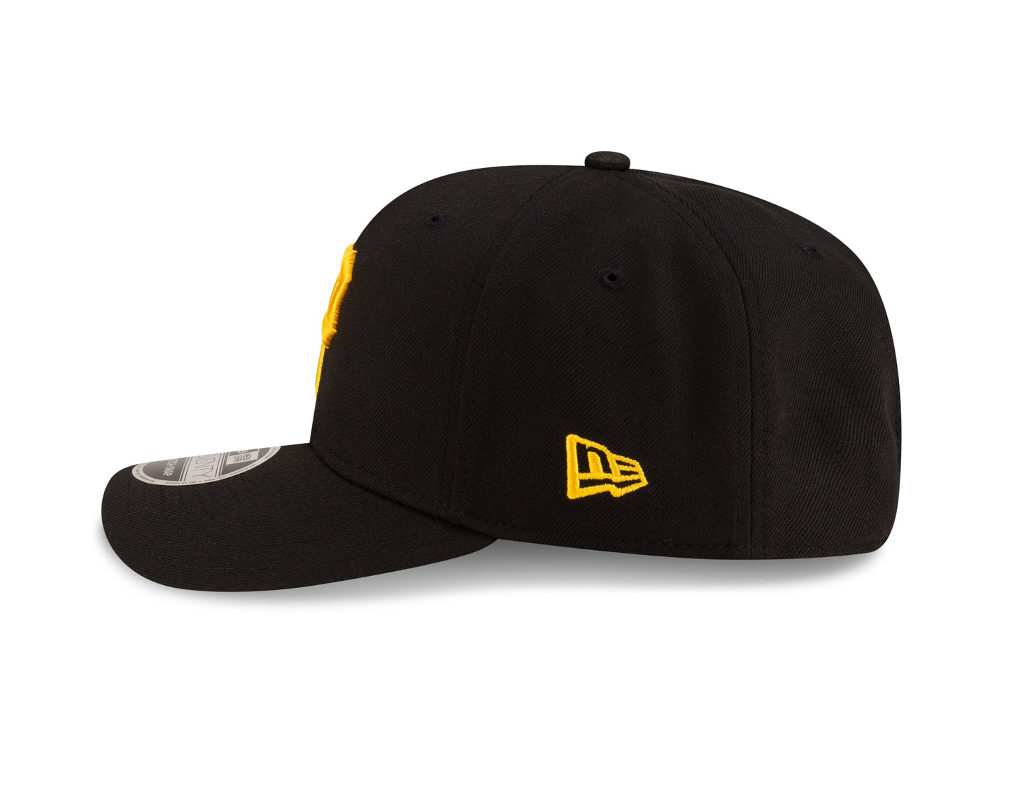 Pittsburgh Pirates Black New Era Player Replica 9SEVENTY Stretch Snap Adjustable Hat Official Team Hat Sports Fan Cap