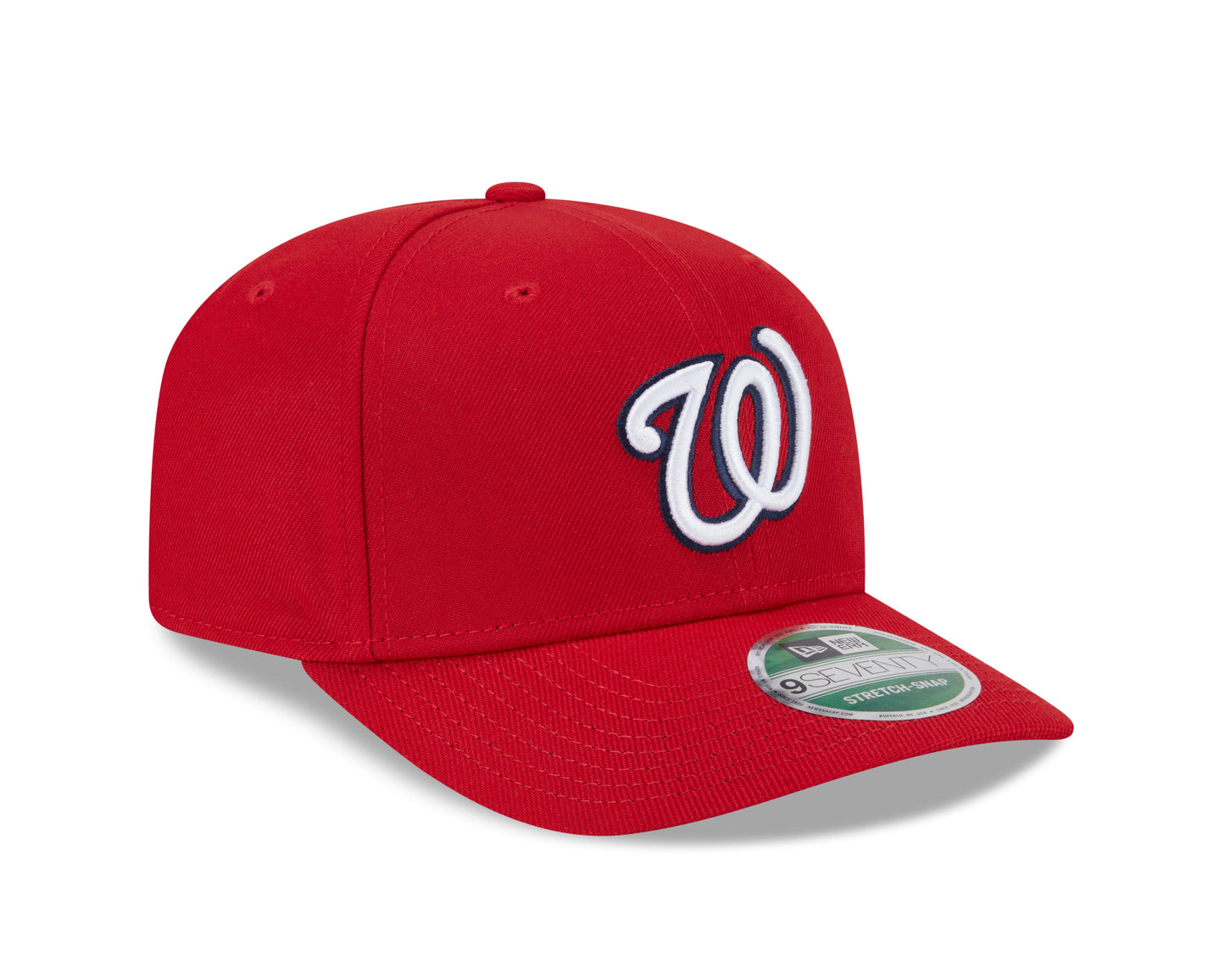 Washington Nationals Red New Era Player Replica 9SEVENTY Stretch Snap Adjustable Hat Official Team Hat Sports Fan Cap