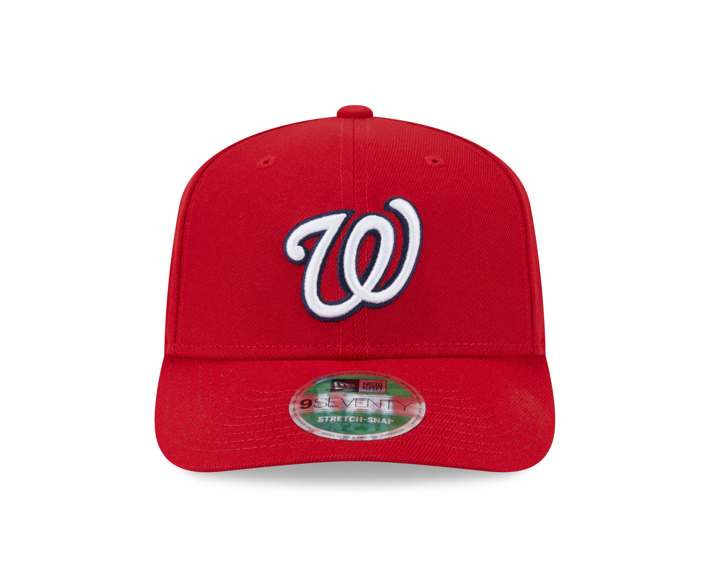 Washington Nationals Red New Era Player Replica 9SEVENTY Stretch Snap Adjustable Hat Official Team Hat Sports Fan Cap