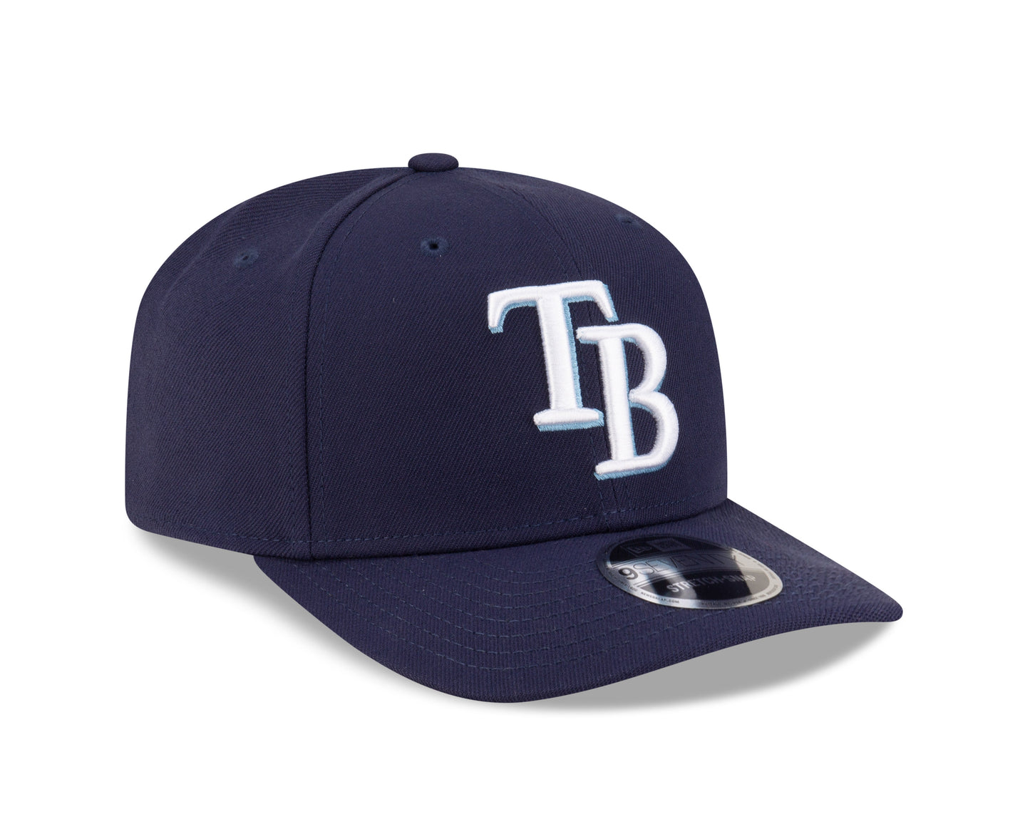 Tampa Bay Rays Navy New Era Player Replica 9SEVENTY Stretch Snap Adjustable Hat Official Team Hat Sports Fan Cap