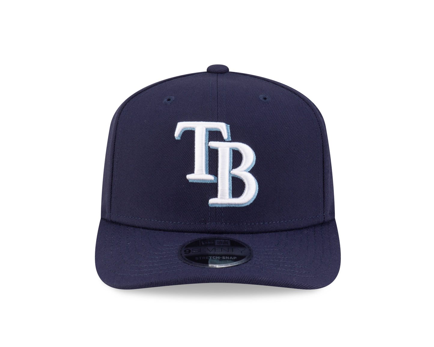 Tampa Bay Rays Navy New Era Player Replica 9SEVENTY Stretch Snap Adjustable Hat Official Team Hat Sports Fan Cap