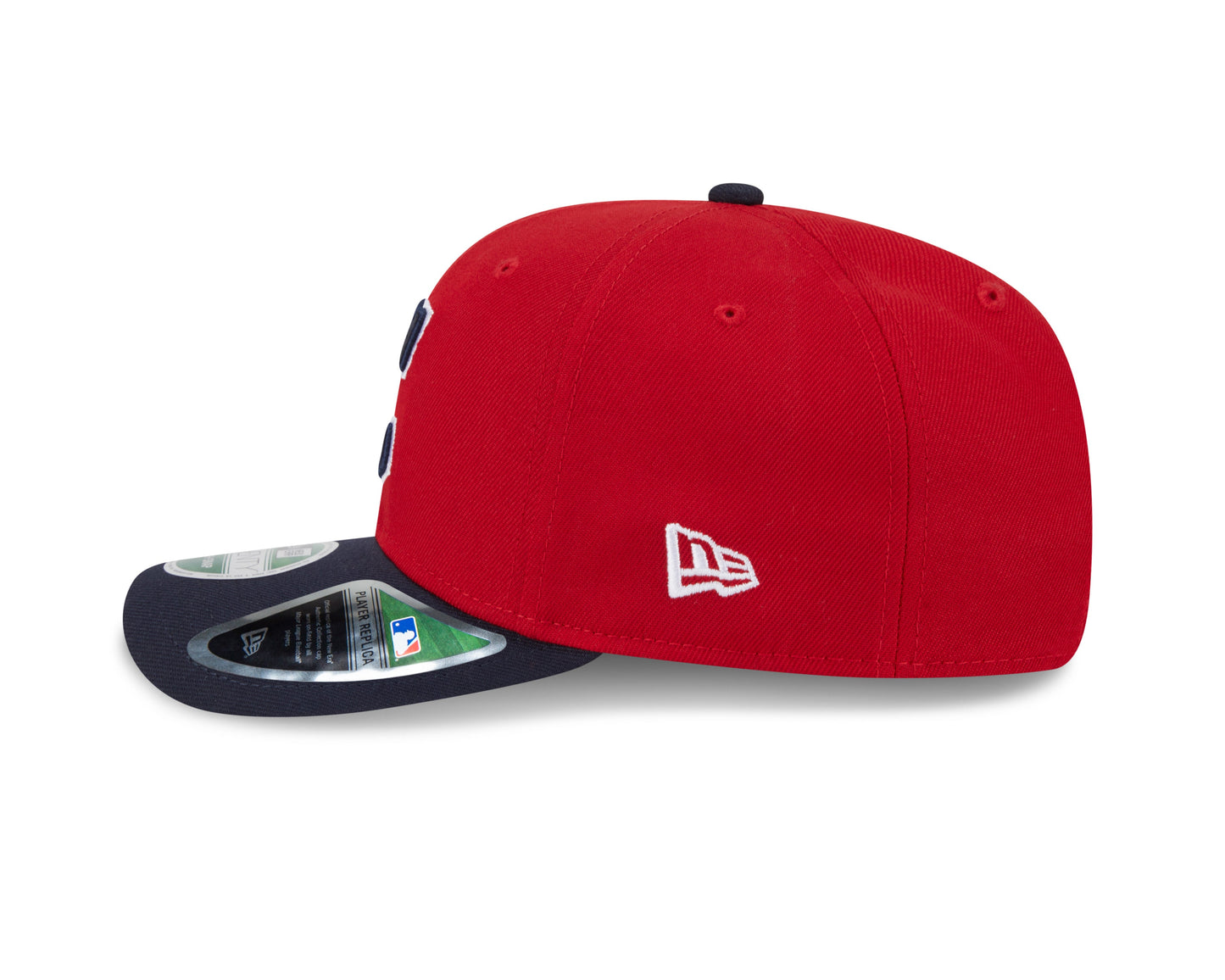 Cleveland Guardians Red/Navy New Era Player Replica 9SEVENTY Stretch Snap Adjustable Hat Official Team Hat Sports Fan Cap