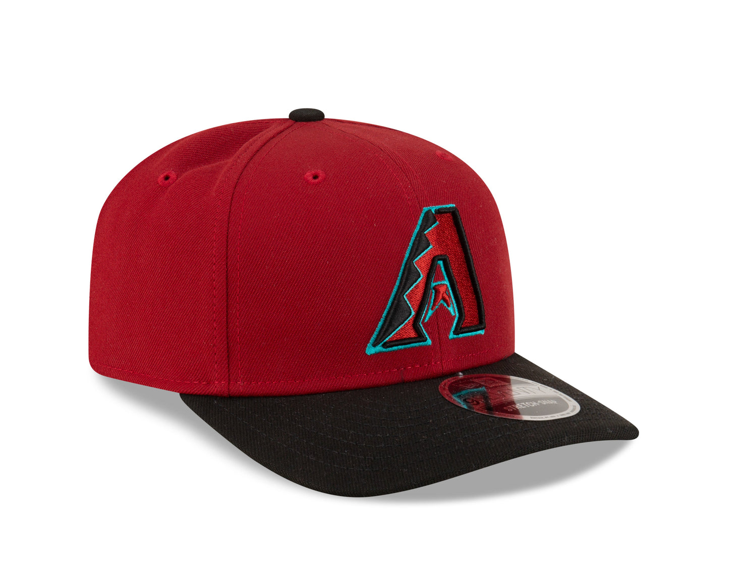 Arizona Diamondbacks Red New Era Player Replica 9SEVENTY Stretch Snap Adjustable Hat Official Team Hat Sports Fan Cap