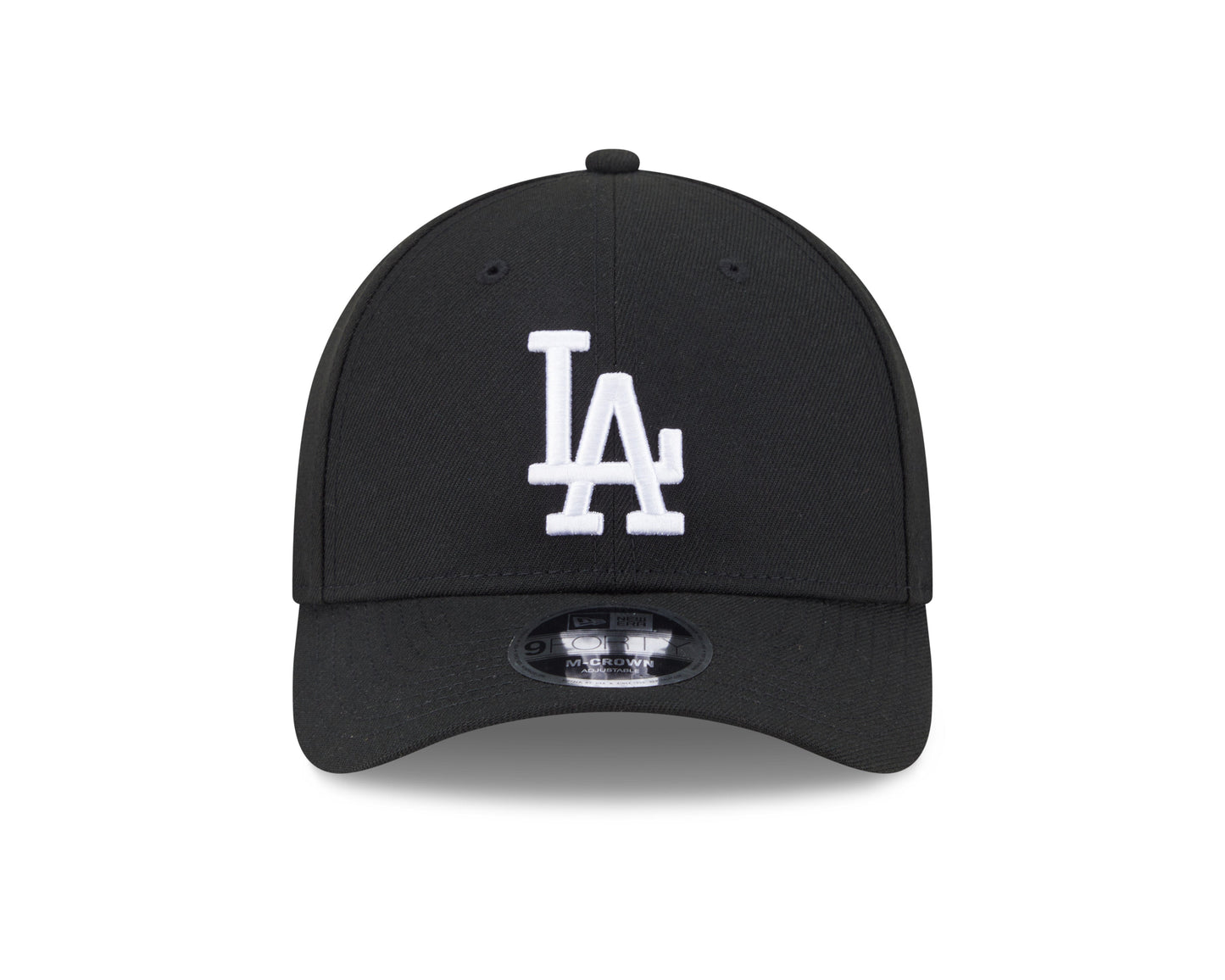 Los Angeles Dodgers Black and White New Era M-Crown 9FORTY Adjustable Hat Official Team Hat Sports Fan Cap