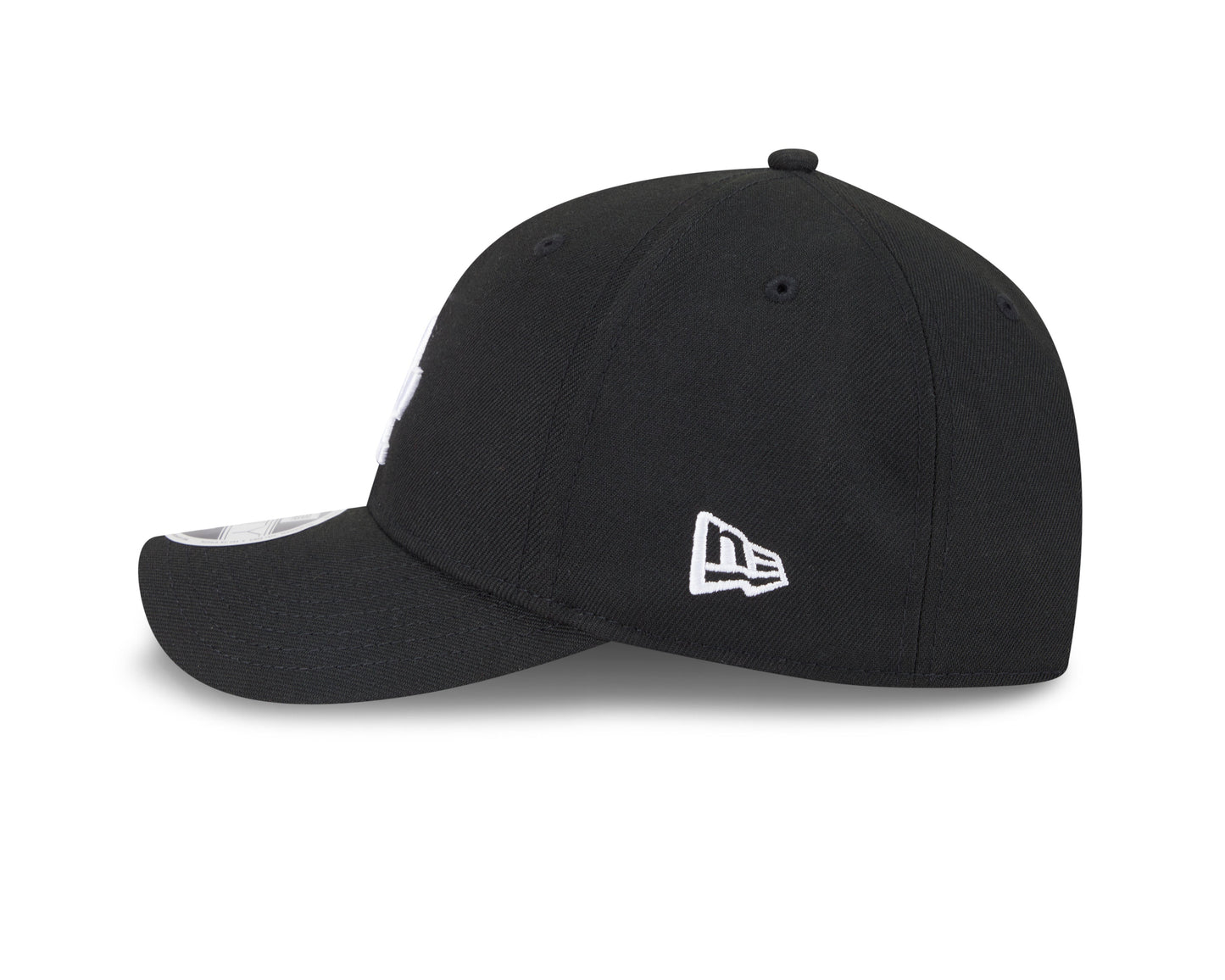 Los Angeles Dodgers Black and White New Era M-Crown 9FORTY Adjustable Hat Official Team Hat Sports Fan Cap