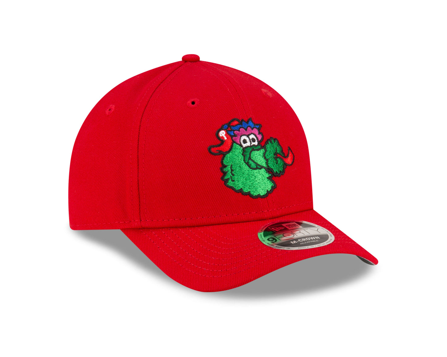 Philadelphia Phillies Red Fanatic New Era M-Crown 9FORTY Adjustable Hat Official Team Hat Sports Fan Cap