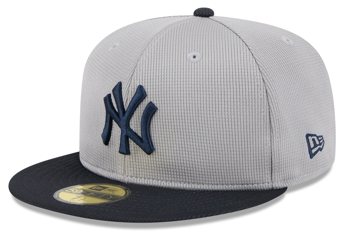 New York Yankees New Era Road Grey 2025 Spring Training 59FIFTY Fitted Hat Official Team Hat Sports Fan Cap