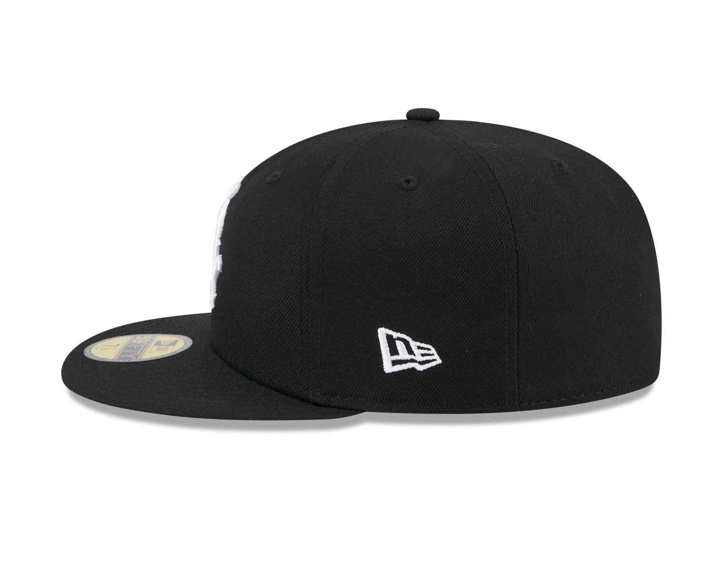 Chicago White Sox Jackie Robinson Day 25 New Era Black Game Authentic Collection On-Field 59FIFTY Fitted Hat Official Team Hat Sports Fan Cap