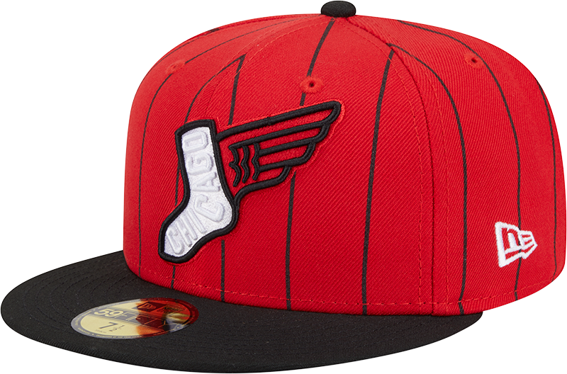 Chicago White Sox New Era 2025/26 City Connect 59FIFTY Fitted Hat - Red/Black Official Team Hat Sports Fan Cap