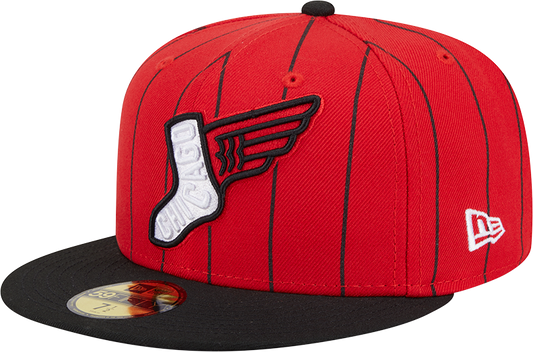 Chicago White Sox New Era 2025/26 City Connect 59FIFTY Fitted Hat - Red/Black Official Team Hat Sports Fan Cap