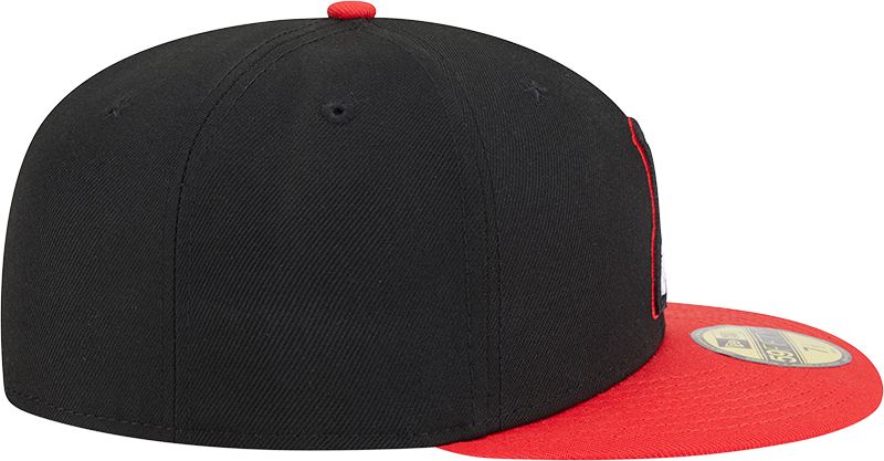 Chicago White Sox New Era 2025 City Connect Alternate 59FIFTY Fitted Hat - Black/Red Official Team Hat Sports Fan Cap