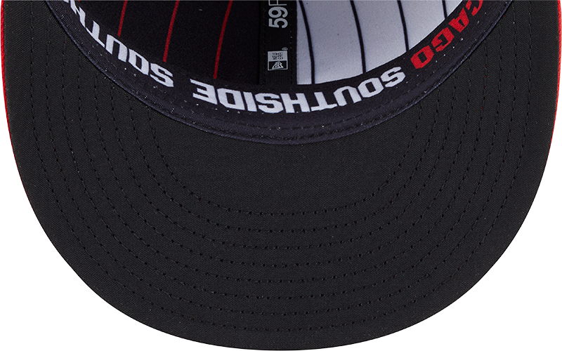 Chicago White Sox New Era 2025 City Connect Alternate 59FIFTY Fitted Hat - Black/Red Official Team Hat Sports Fan Cap