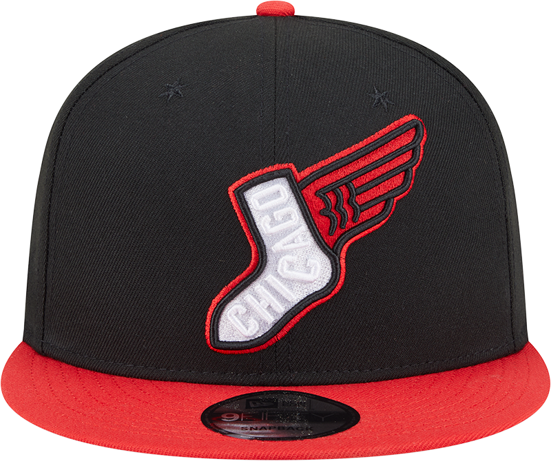 Chicago White Sox New Era 2025 City Connect Alternate 9FIFTY Snapback Hat - Red/Black Official Team Hat Sports Fan Cap