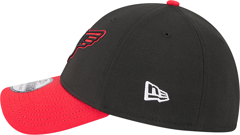 Chicago White Sox 2025 City Connect Alternate Black/Red New Era 39THIRTY Flex Fit Hat Official Team Hat Sports Fan Cap