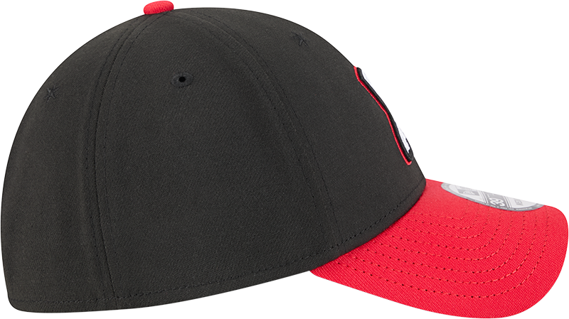 Chicago White Sox 2025 City Connect Alternate Black/Red New Era 39THIRTY Flex Fit Hat Official Team Hat Sports Fan Cap