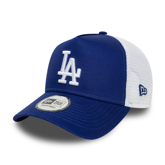Los Angeles Dodgers MLB Trucker Snapback Side Patch New Era Blue/White Official Team Hat Sports Fan Cap