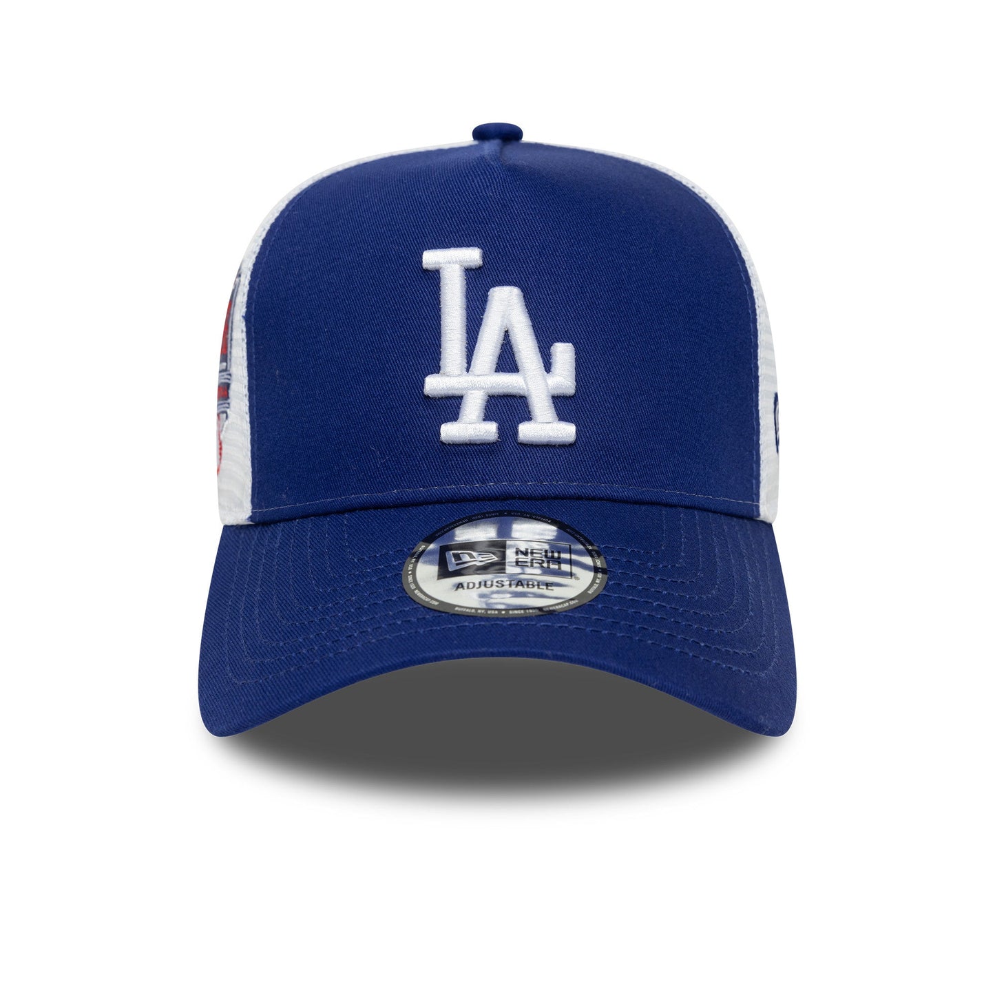 Los Angeles Dodgers MLB Trucker Snapback Side Patch New Era Blue/White Official Team Hat Sports Fan Cap
