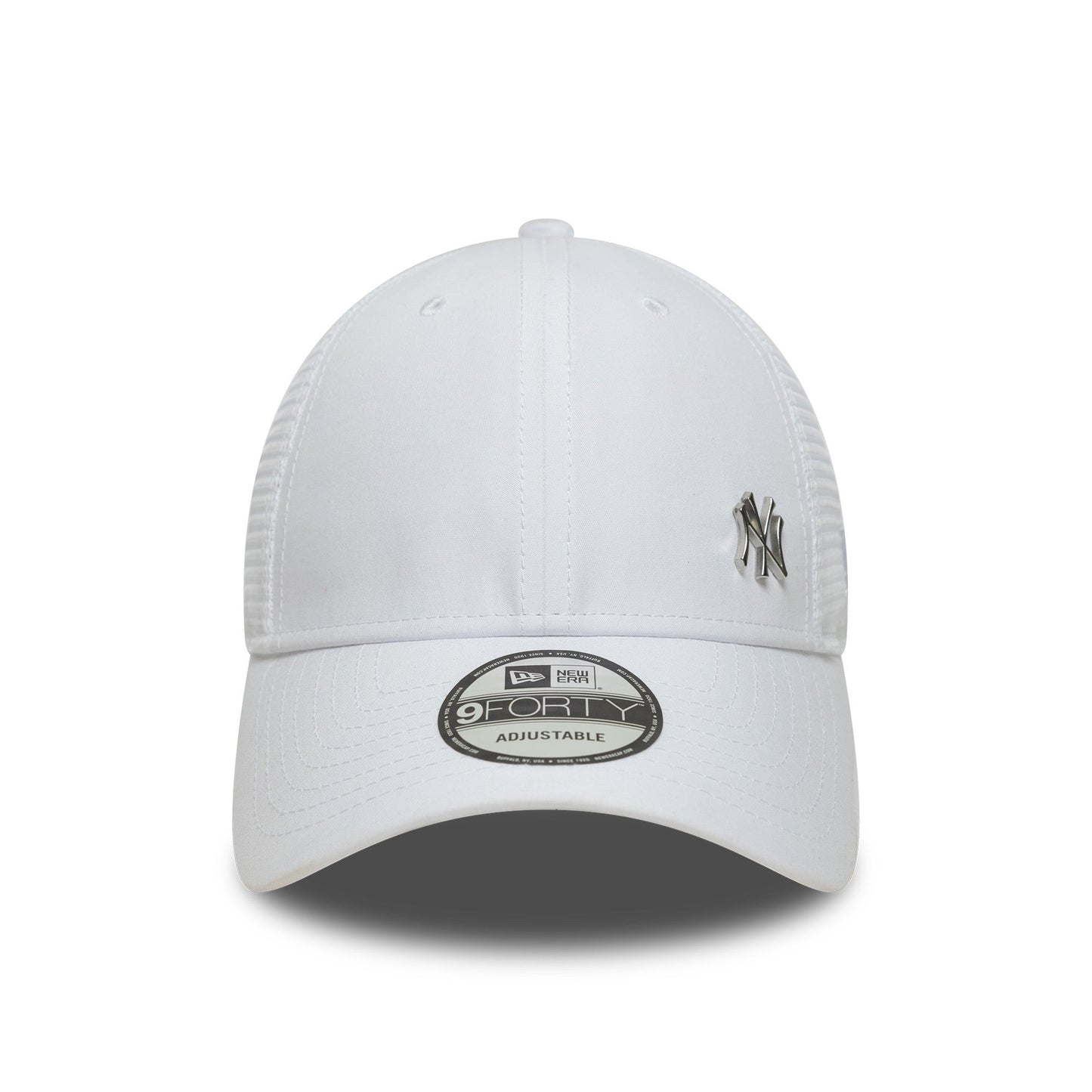 New York Yankees MLB Flawless 9forty Trucker Snapback White Official Team Hat Sports Fan Cap