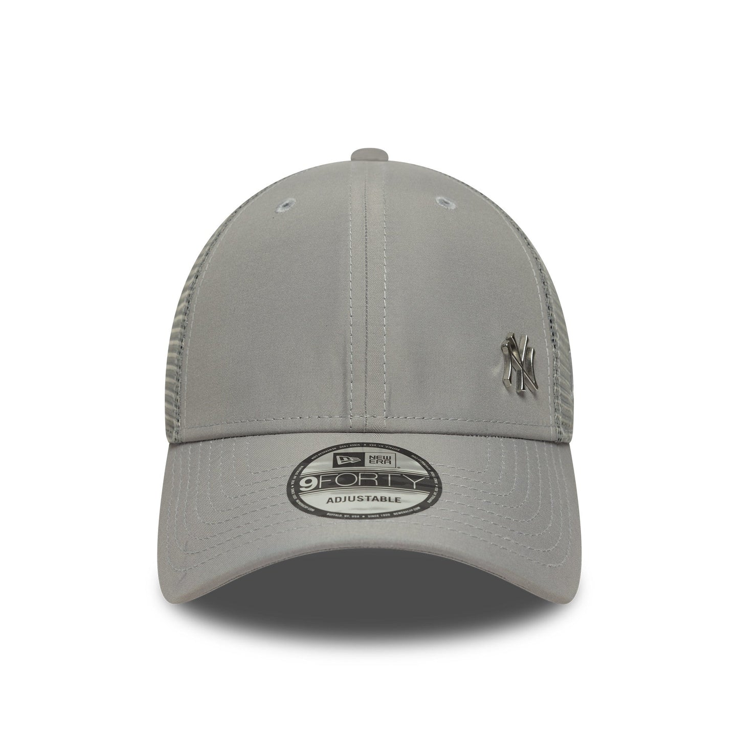 New York Yankees MLB Flawless 9Forty Trucker Grey Official Team Hat Sports Fan Cap