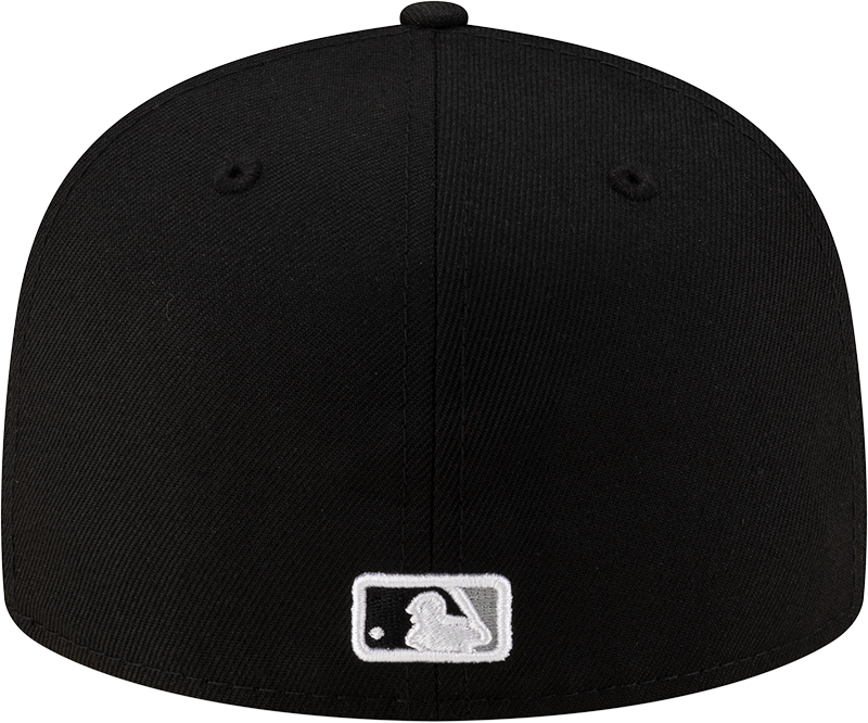 Chicago White Sox New Era 2025 City Connect Team Color 59FIFTY Fitted Hat -Black Official Team Hat Sports Fan Cap