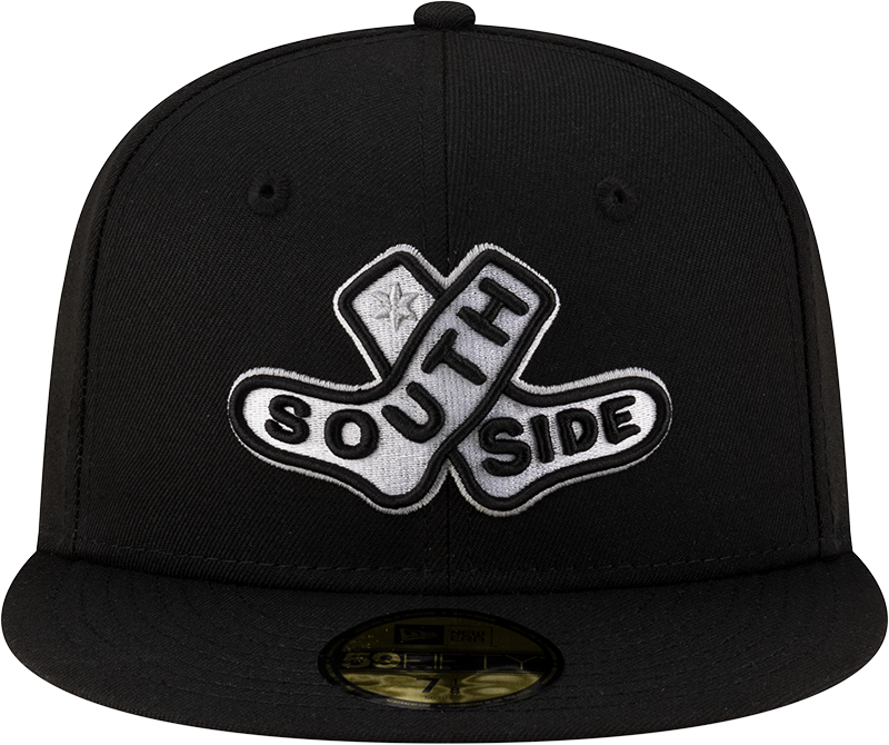 Chicago White Sox New Era 2025 City Connect Batting Practice Team Color 59FIFTY Fitted Hat -Black Official Team Hat Sports Fan Cap
