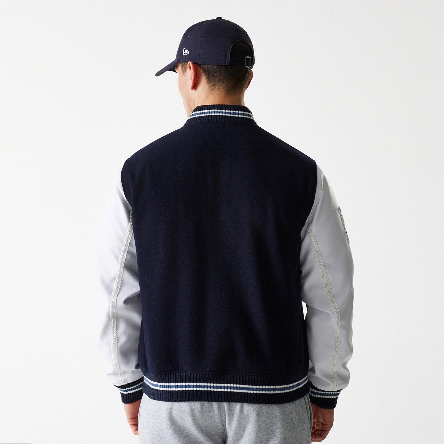 Los Angeles Dodgers MLB Wordmark Varsity Jacket New Era Official Sports Fan Gear