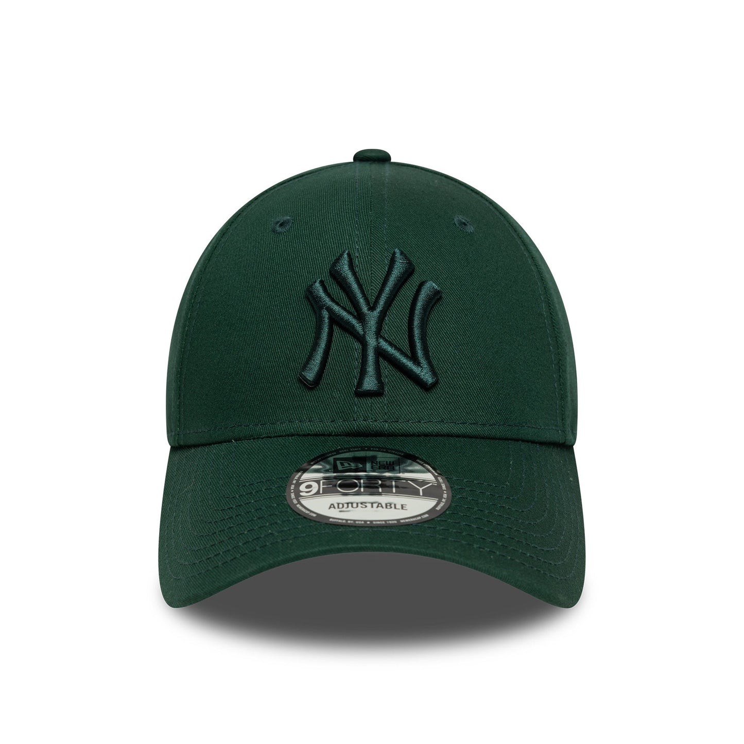 New York Yankees MLB League Essential 9FORTY Strapback New Era Green Official Team Hat Sports Fan Cap