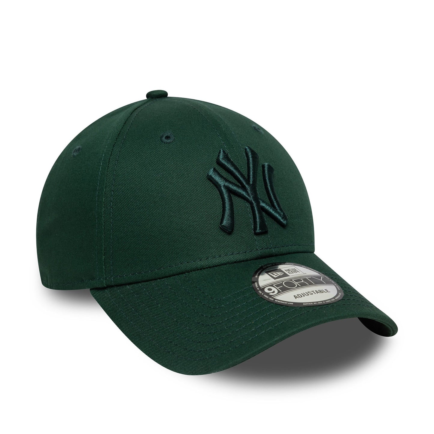 New York Yankees MLB League Essential 9FORTY Strapback New Era Green Official Team Hat Sports Fan Cap