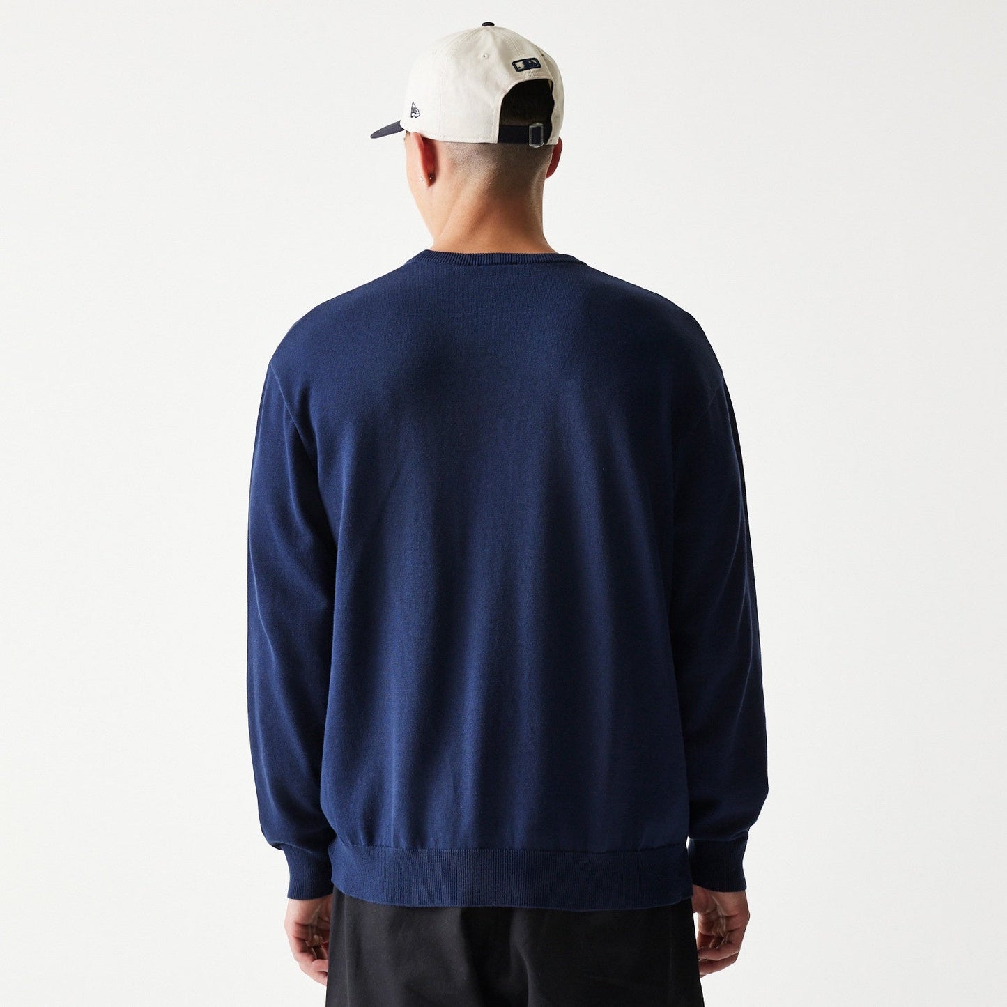 MLB Essential Knit Sweater New York Yankees Navy Official Sports Fan Gear